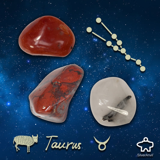 Taurus Zodiac Healing Stone Set