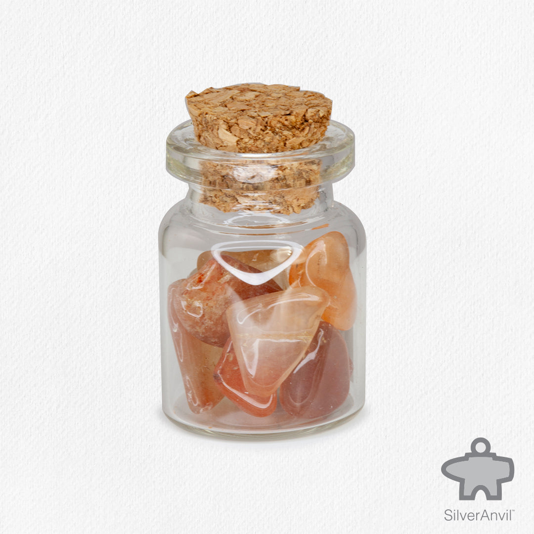 Red Rutilated Quartz - Bottle