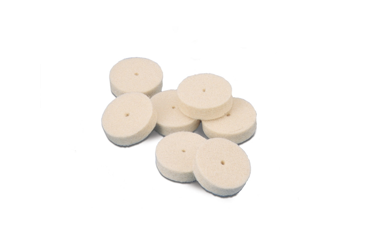 Miniature Square Edge Felt Wheels