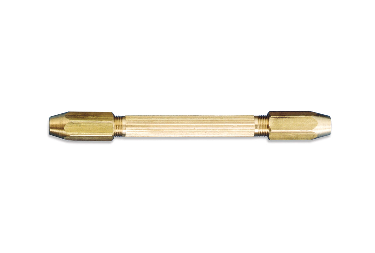 Double-Ended Pin Vise, 4-1/8" OAL, 0 to .125" Capacity