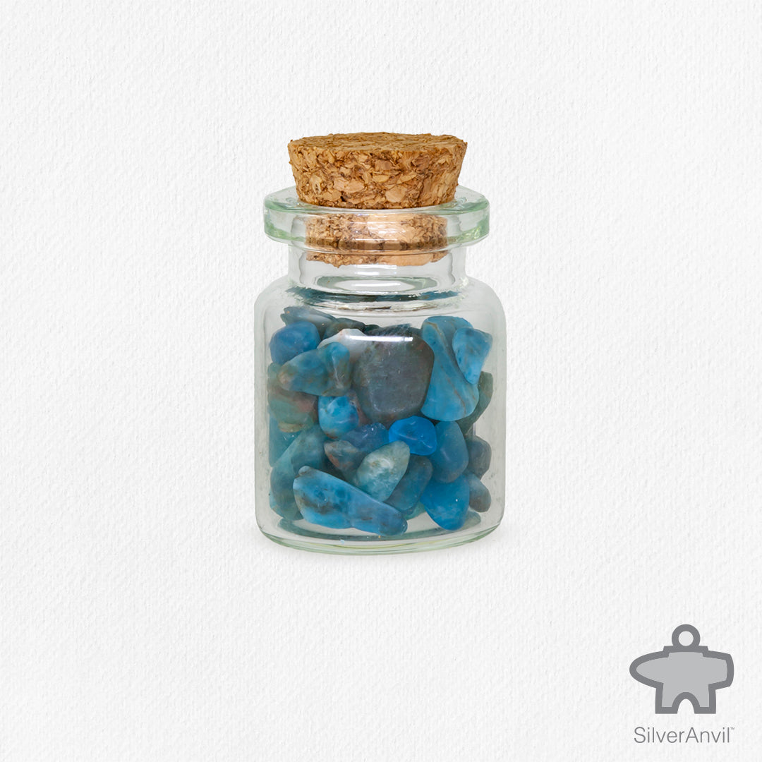 Blue Apatite - Bottle