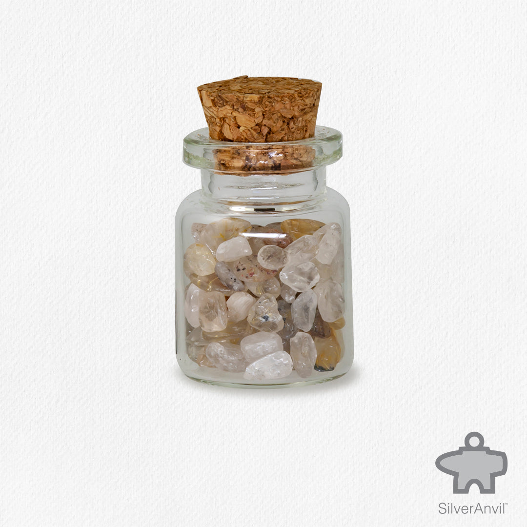 Golden Rutilated Quartz - Bottle