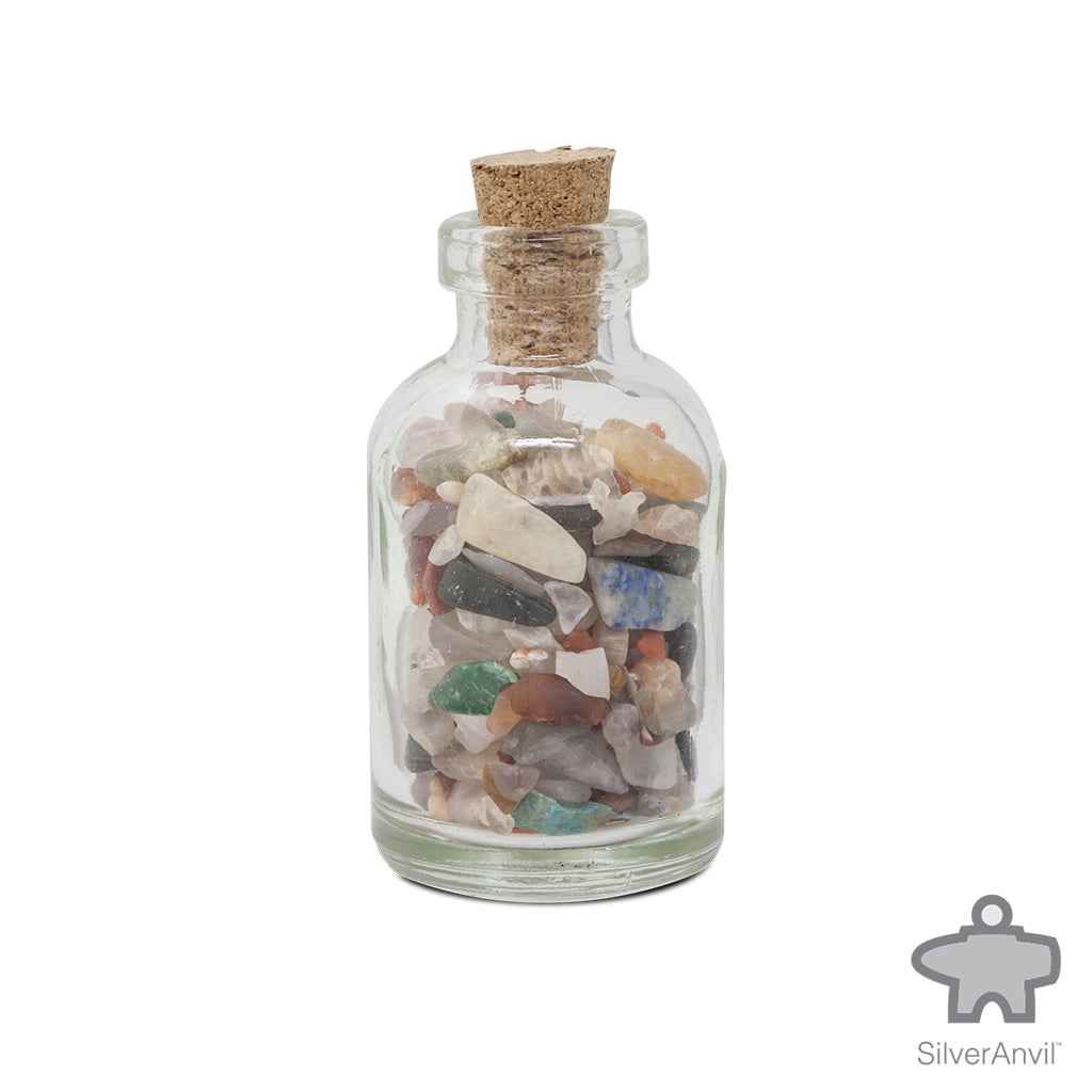 Mixed Semi-Precious Stones - Bottle