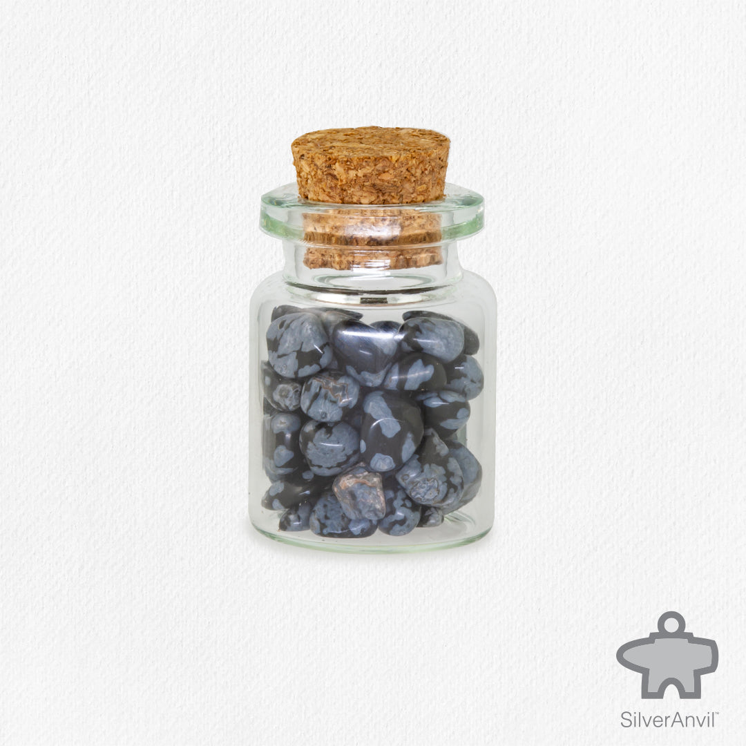 Snowflake Obsidian - Bottle