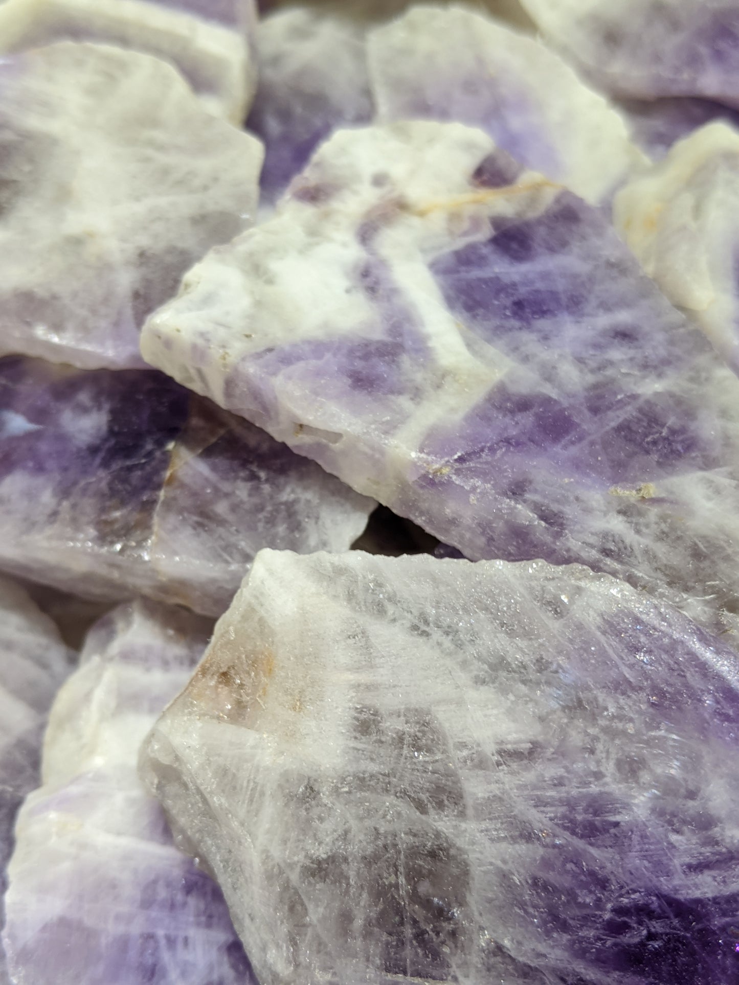 Amethyst Chevron Banded slabs