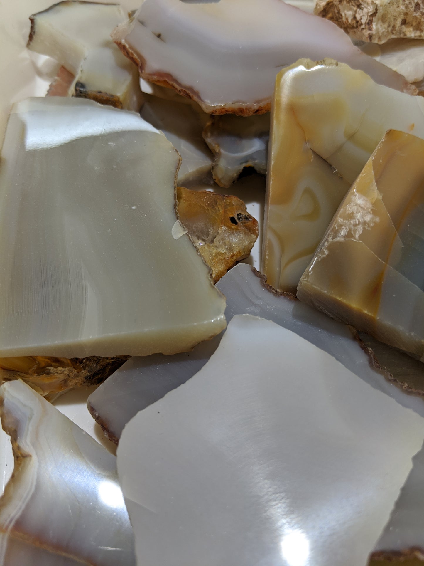 Agate Banded Slabs