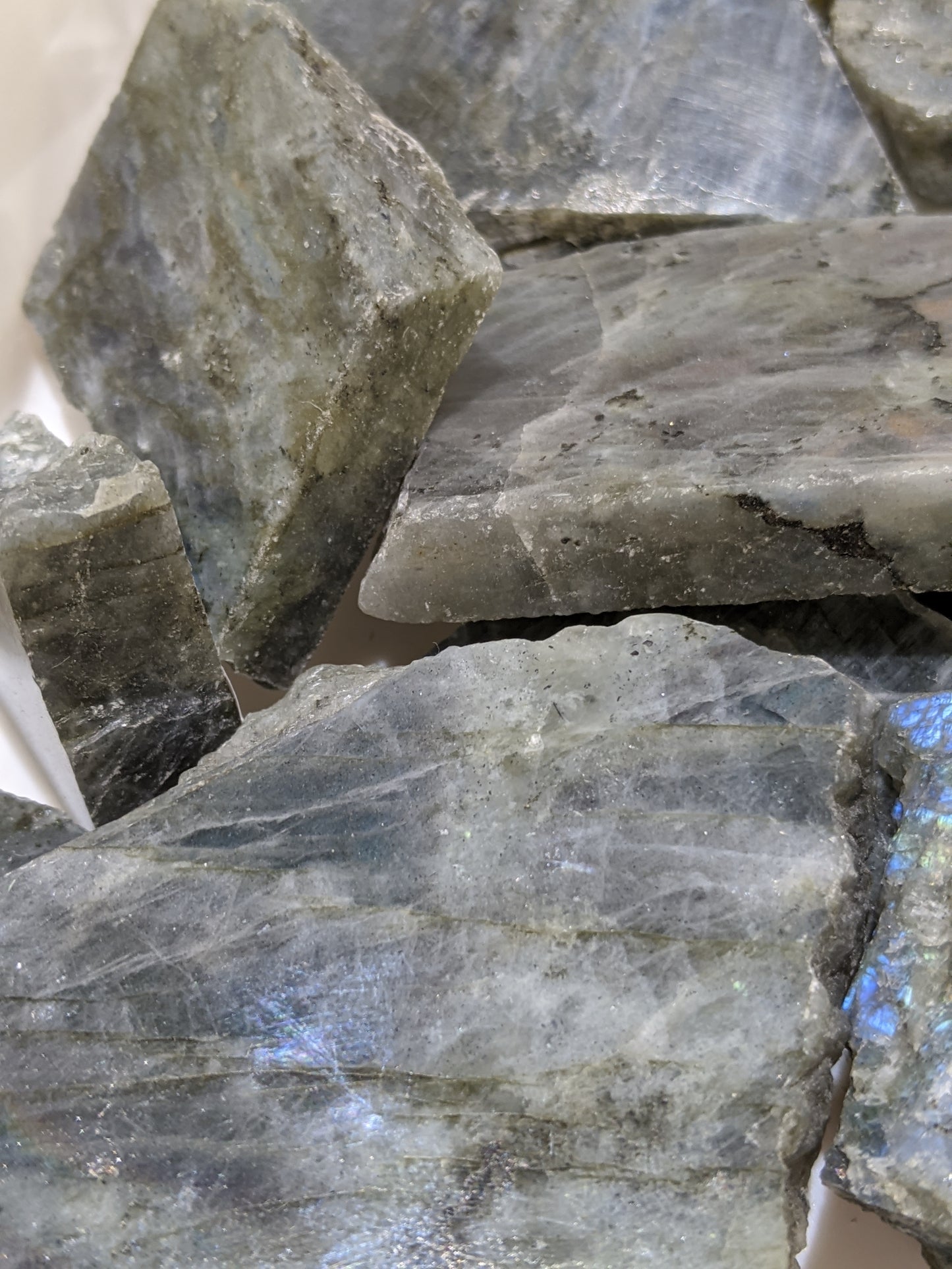 Labradorite slabs
