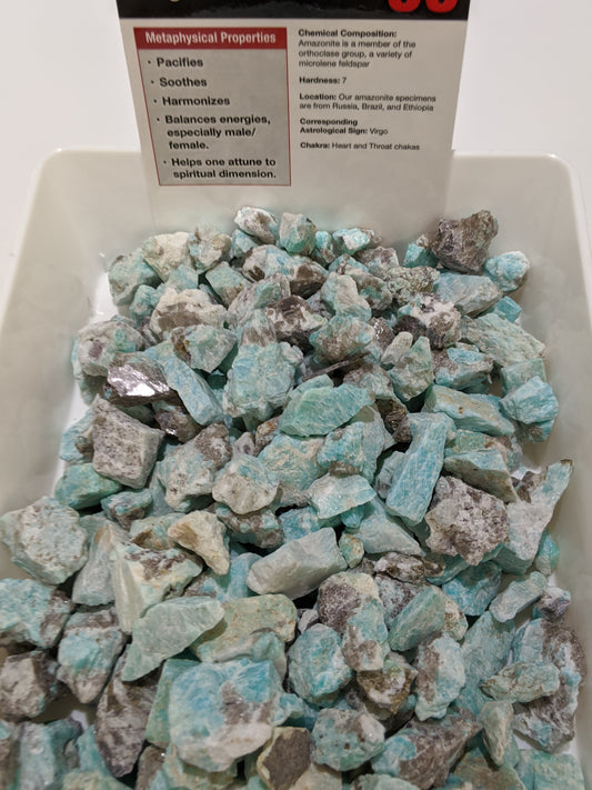 Amazonite Rough matrix