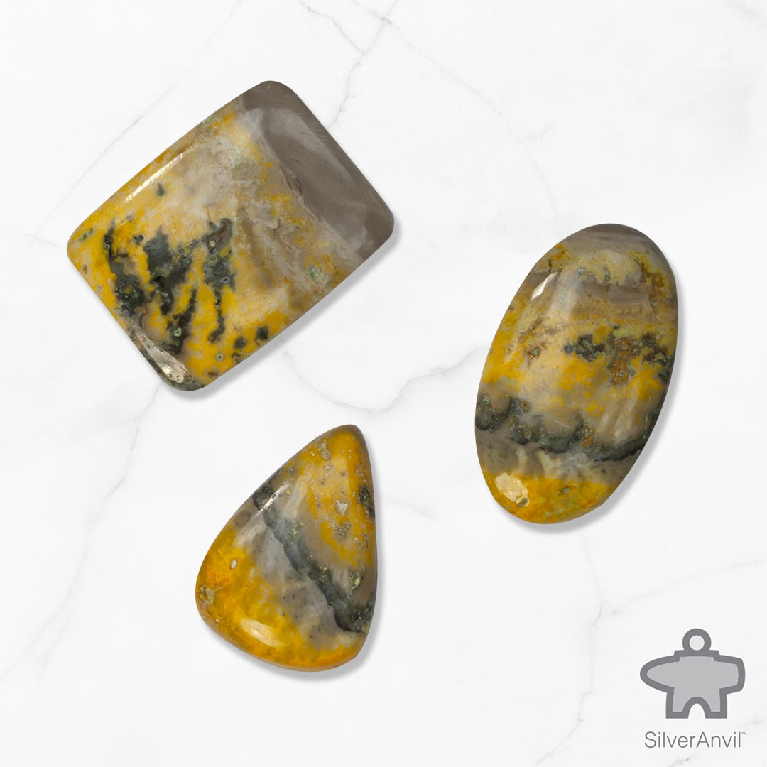 Bumble Bee Jasper Cabochon