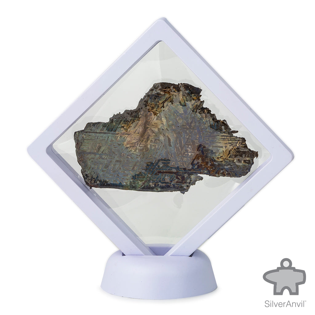 Aletai Colourful Iron Meteorite Slice A0128