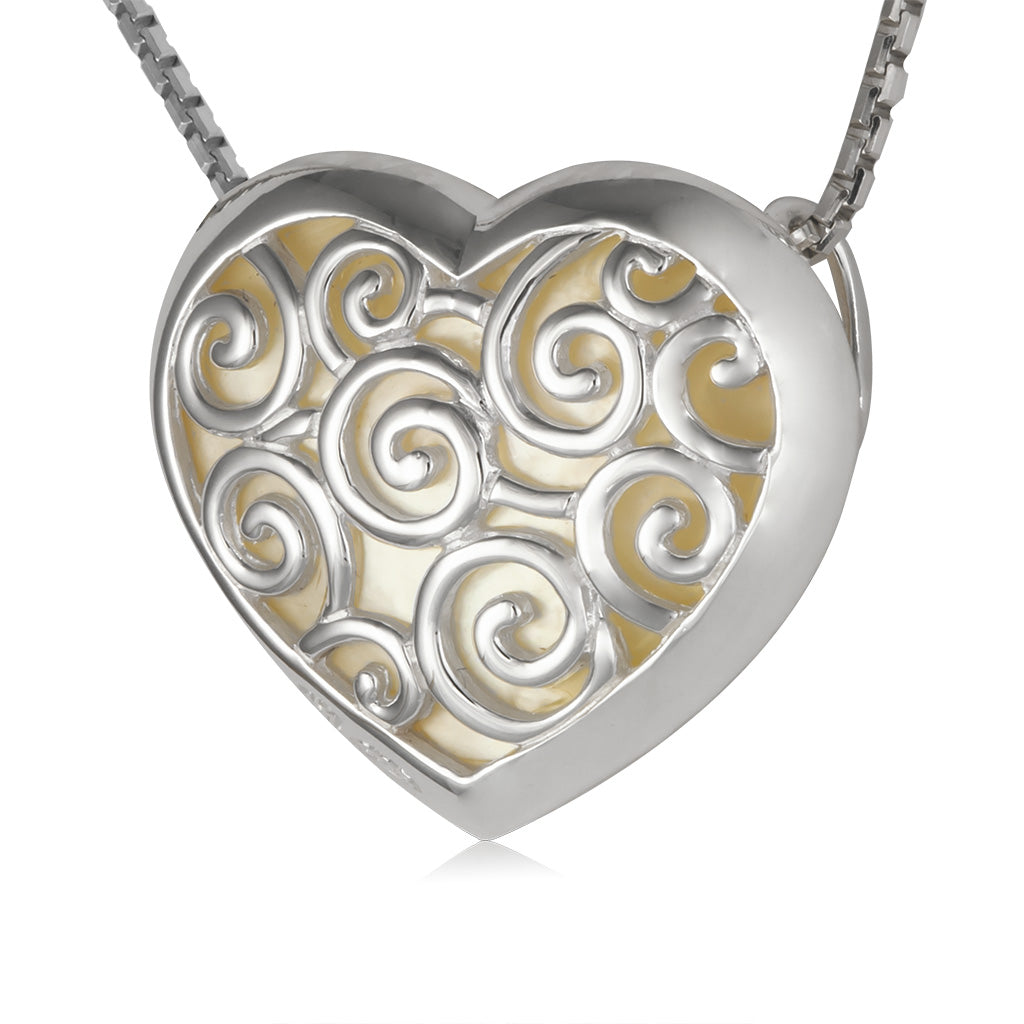 Inlay Swirl Heart Slider