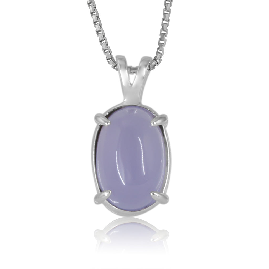 Jellybean Prong Set Pendant