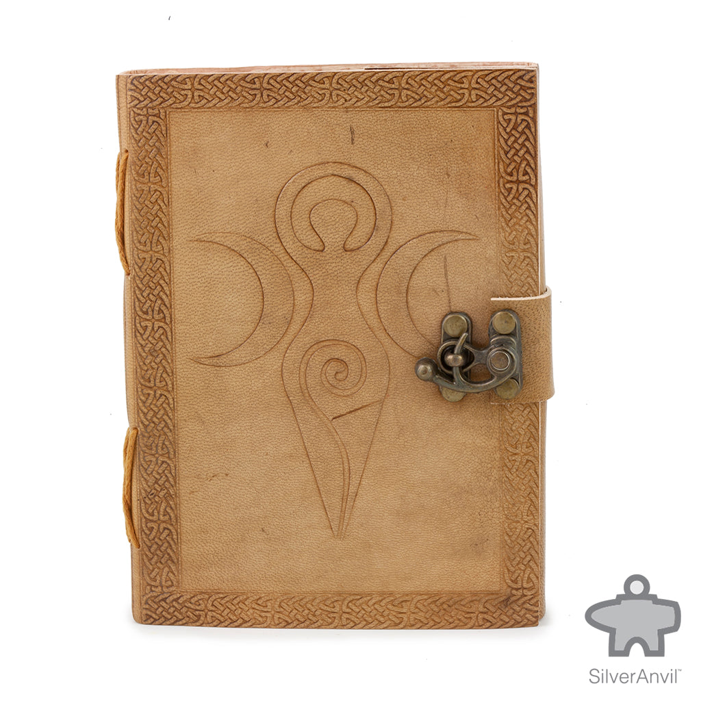 Artisan Crafted Leather Journal with Metal Clasp