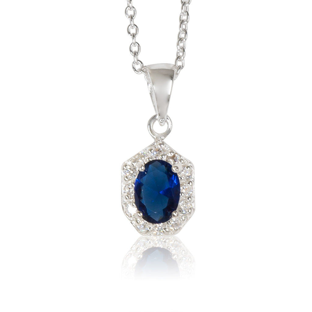 Cubic Oval Necklace