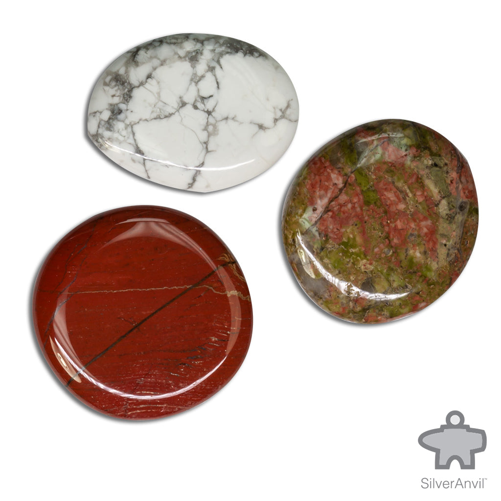 Palm stones assorted agates