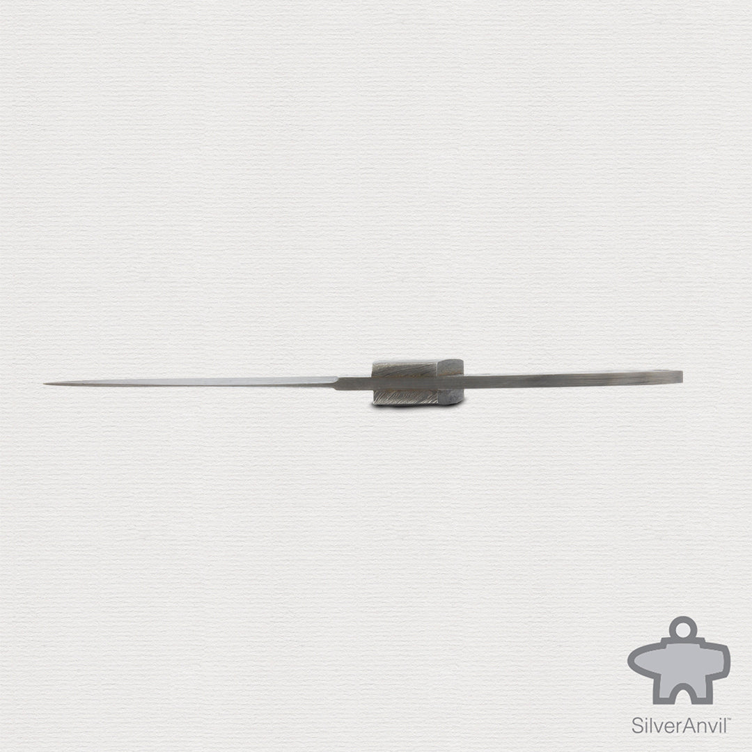 Damascus Dagger Point Full Tang Knife Blank (23cm)