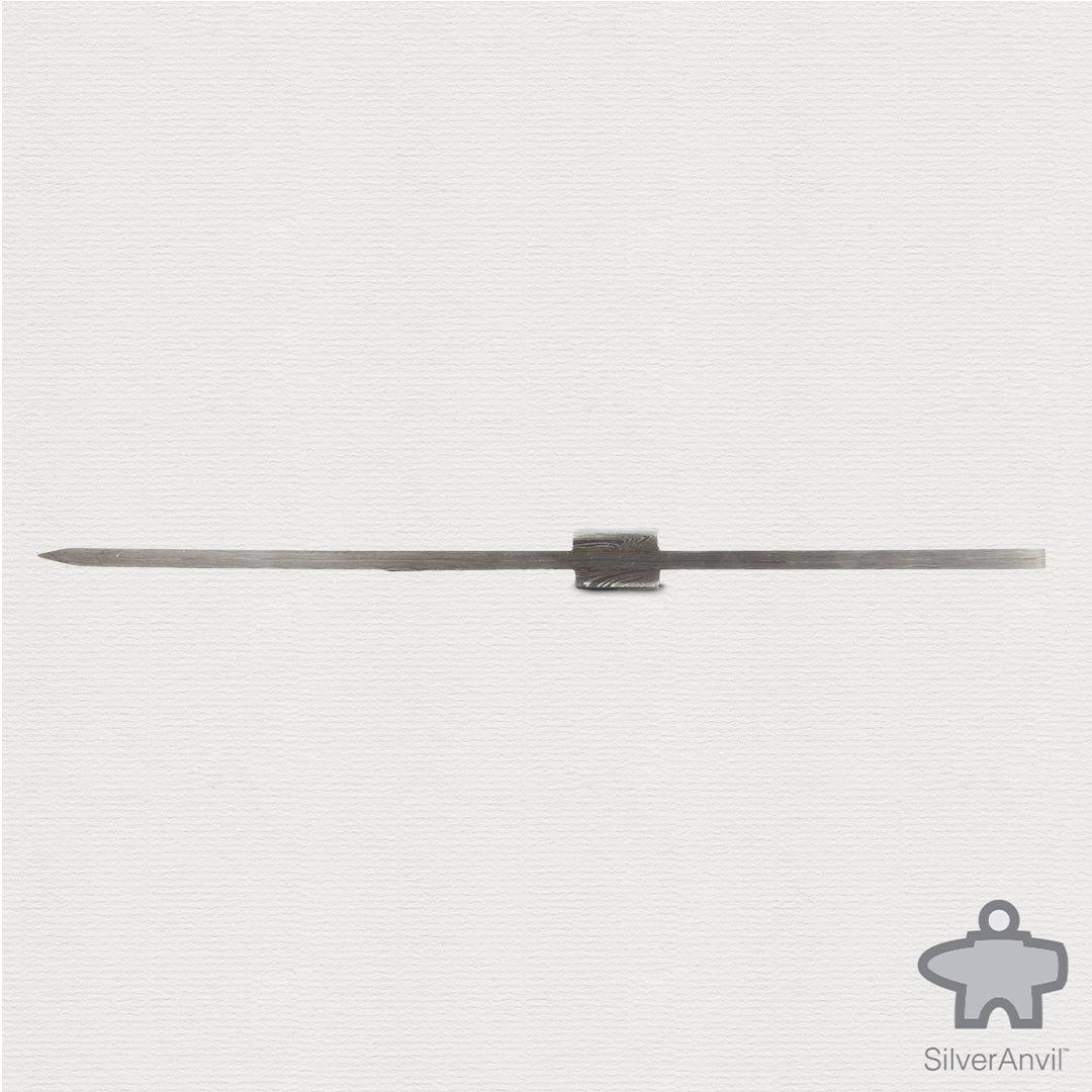 Damascus Drop Point Full Tang Knife Blank (24cm)