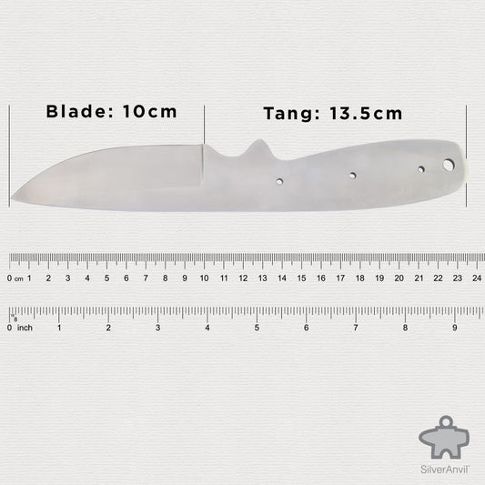 Drop Point Full Tang Knife Blank (23.5cm)