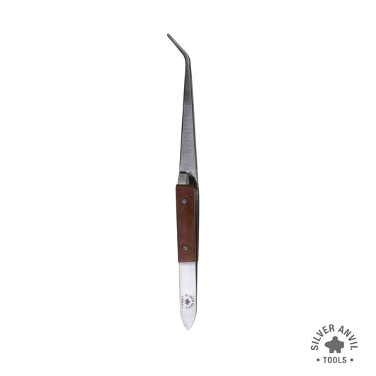 Cross Lock Curved Tweezers