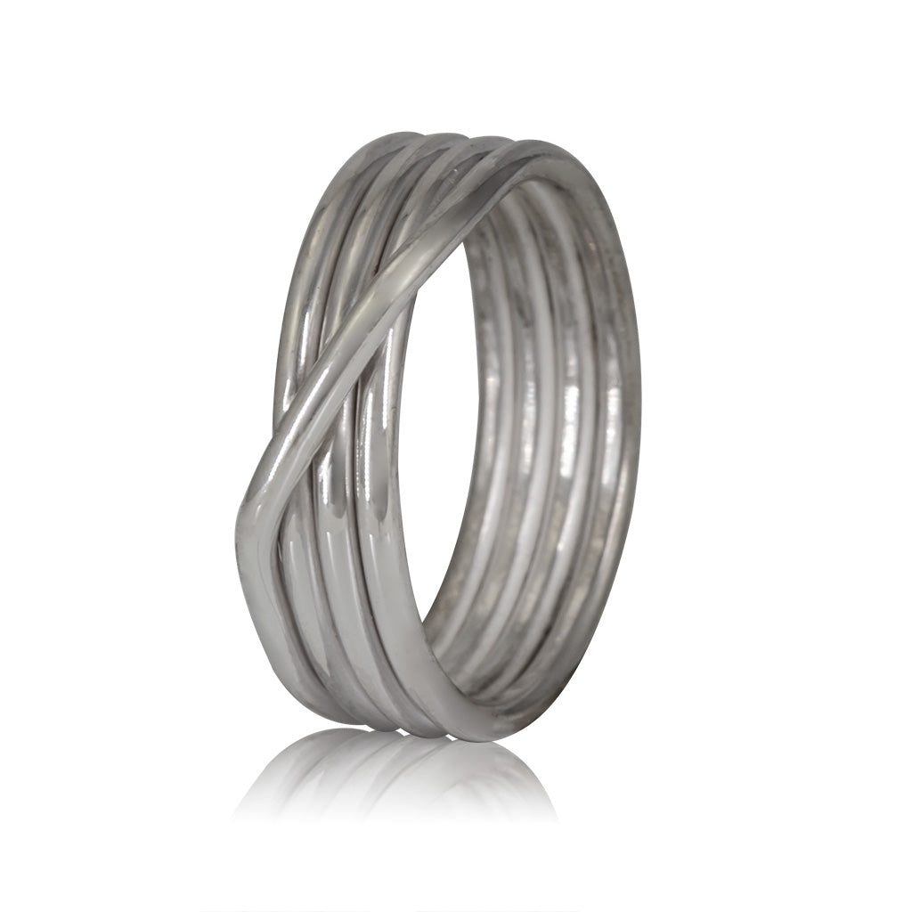 Silver Wire Eternity Ring Class