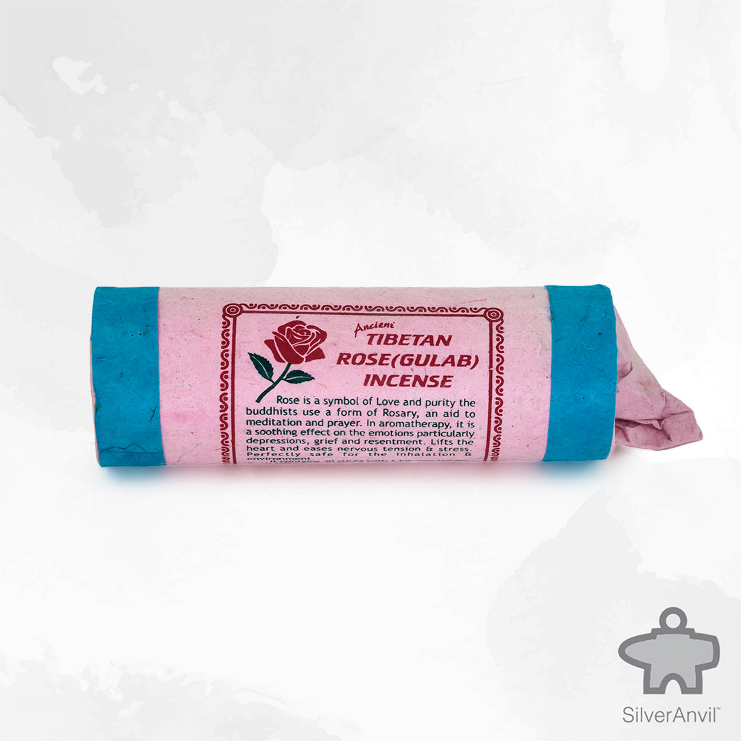 Handmade Tibetan Incense Rose (Gulab) for meditation practice and yoga