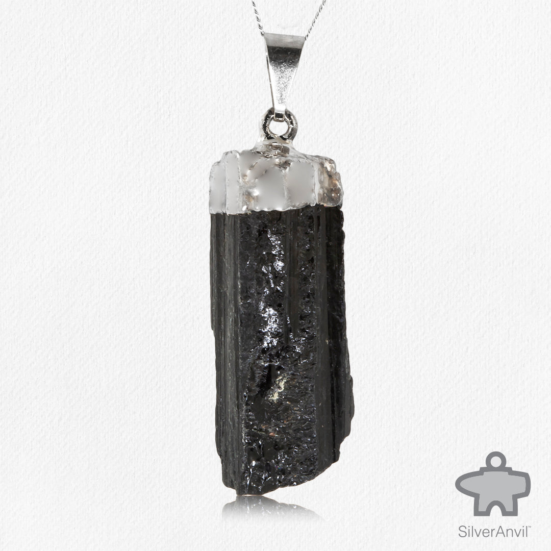 Black Tourmaline Crystal Pendant