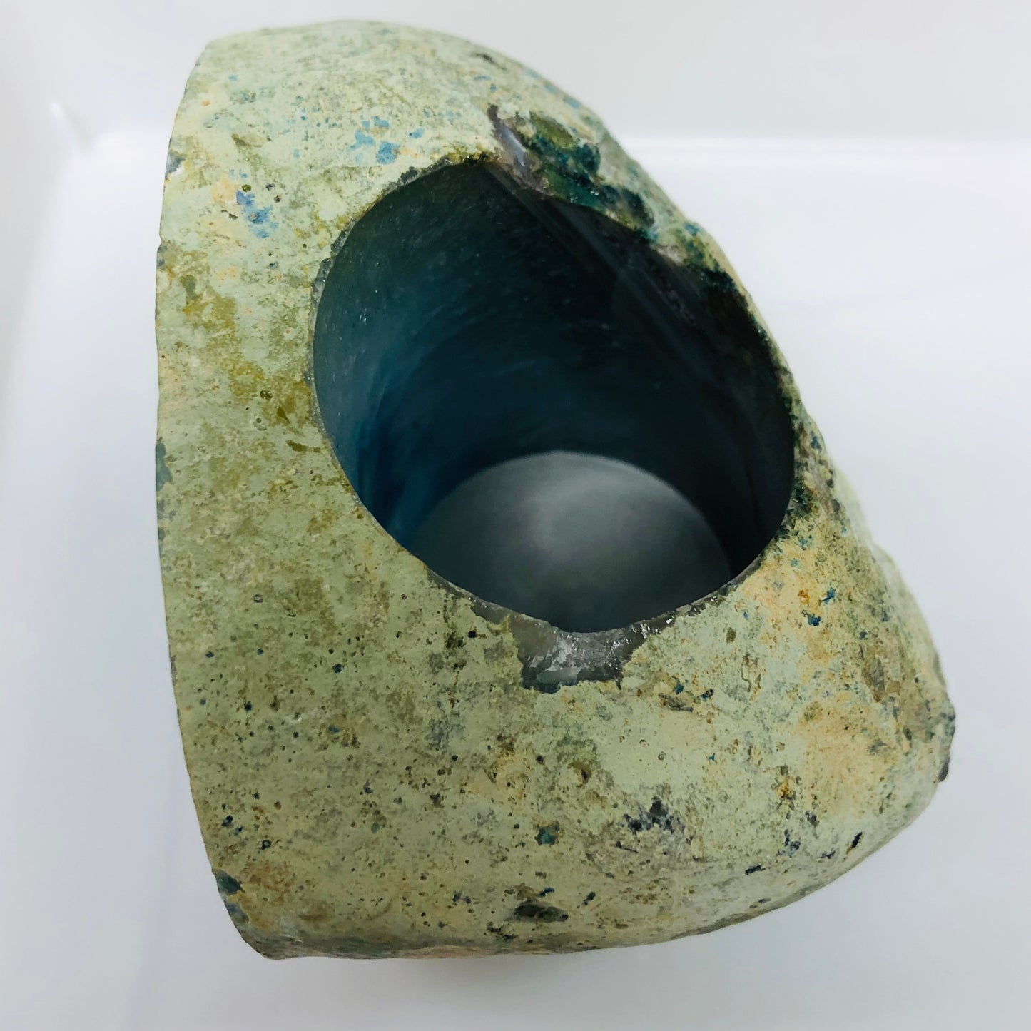 Agate Candle holder LG Aprox 2lbs