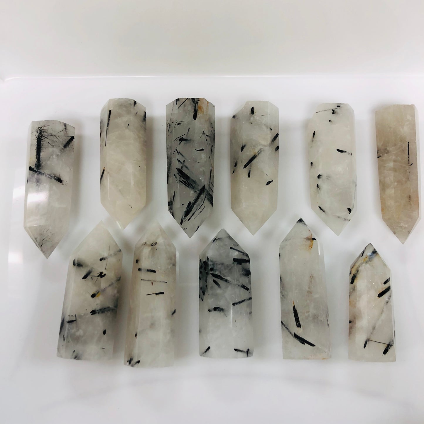 Tourmaline Quartz points