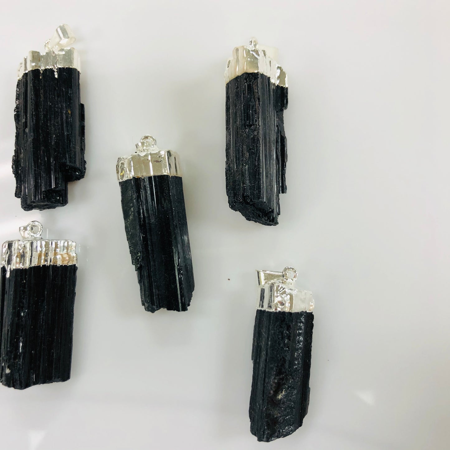 Black Tourmaline Crystal Pendant