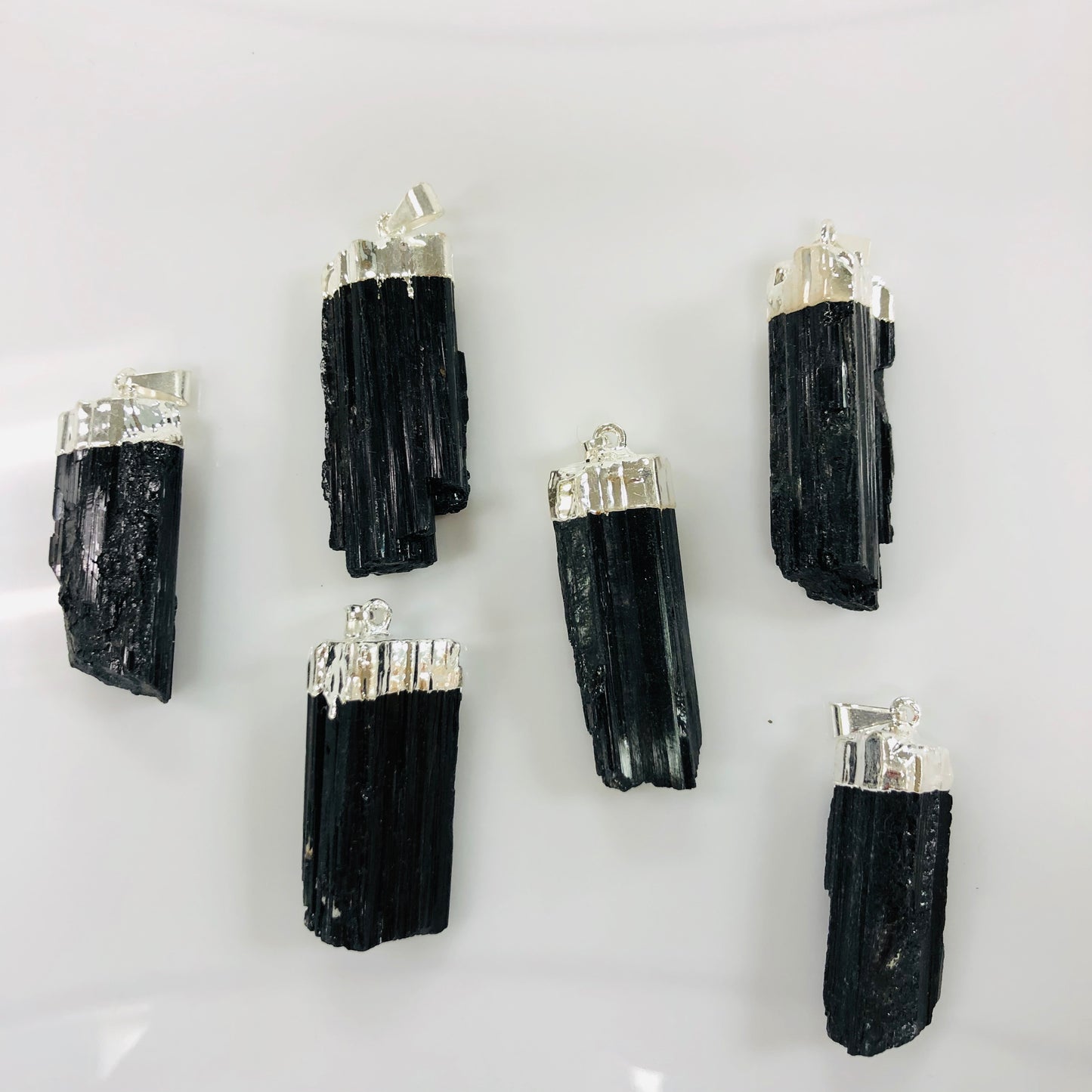Black Tourmaline Crystal Pendant