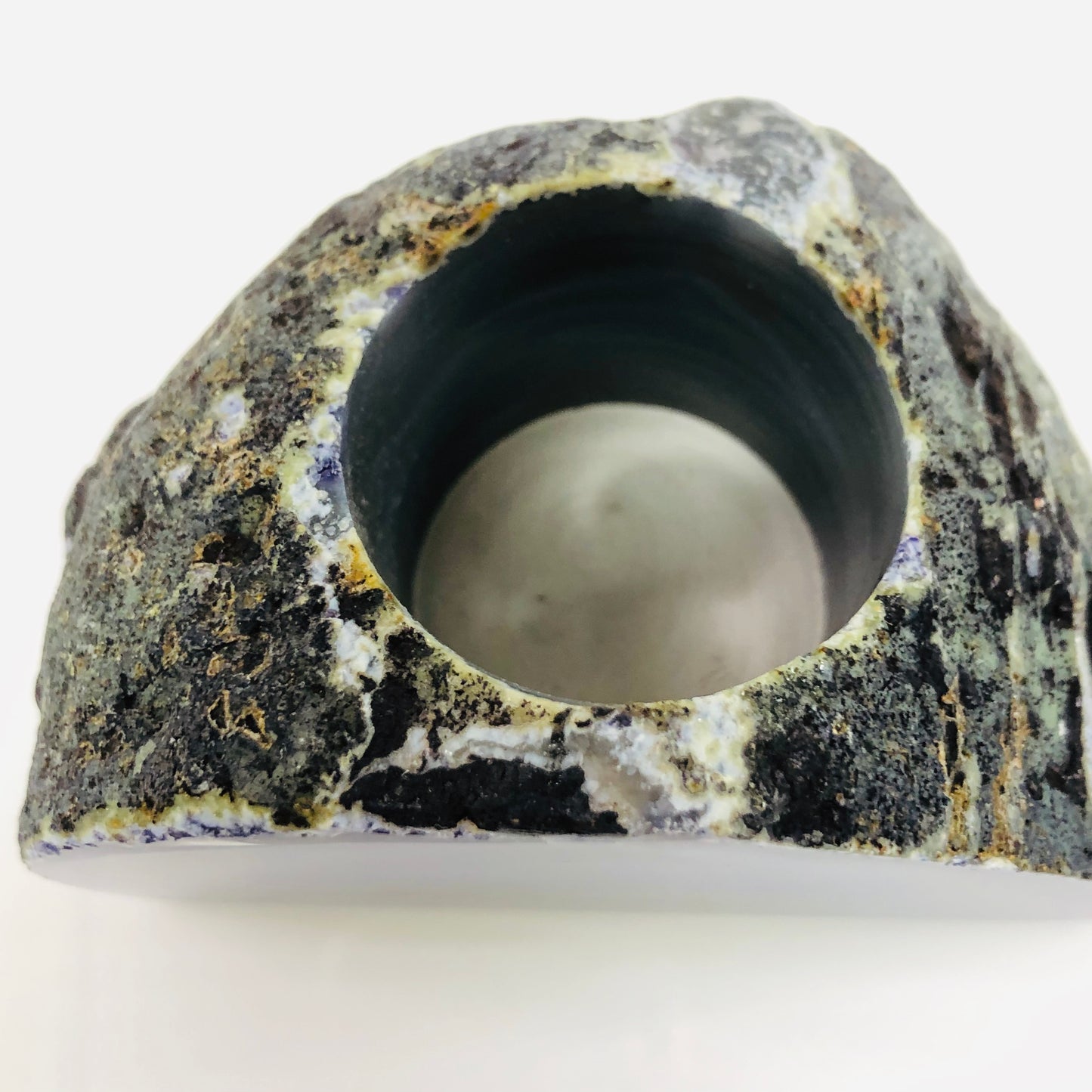 Agate Candle holder LG Aprox 2lbs