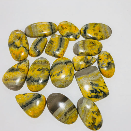 Bumble Bee Jasper Cabochon