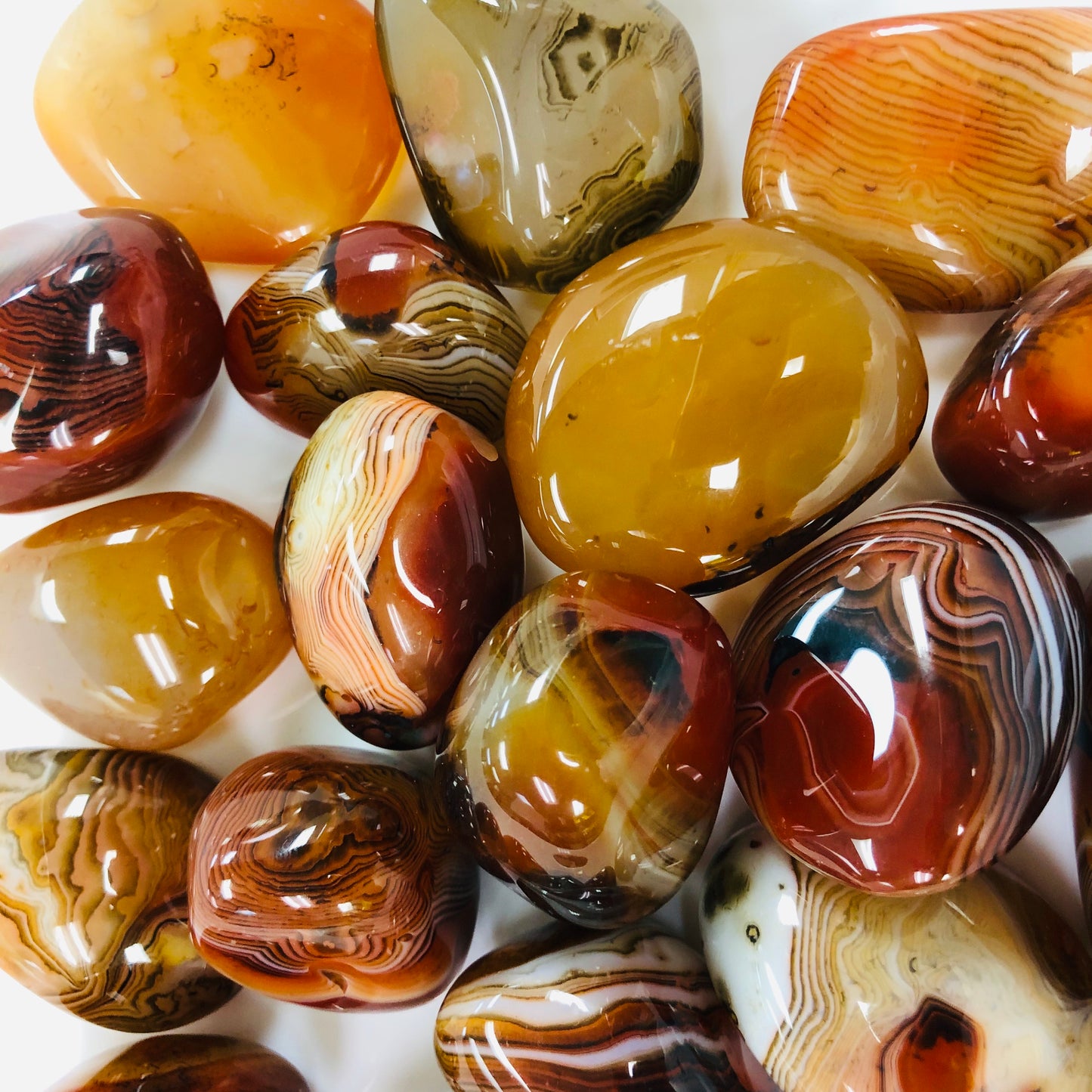 Sardonyx Palm Stone