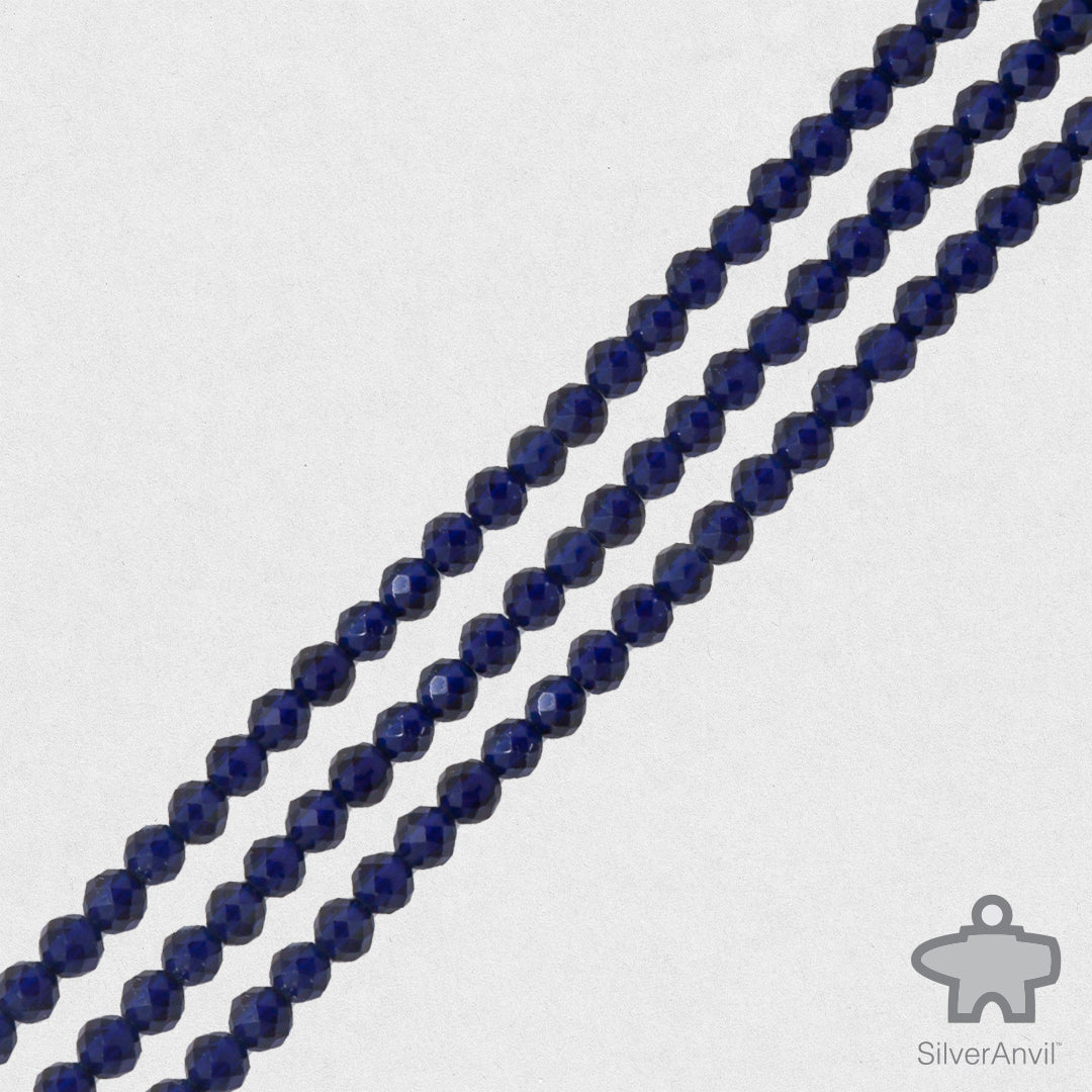 Blue Sapphire Beads - 2mm