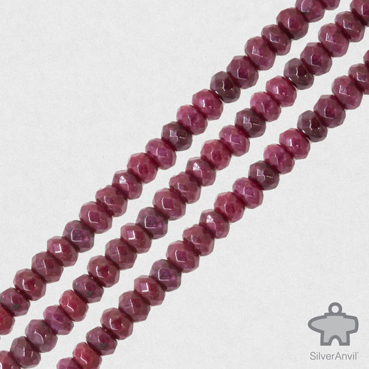 Red Ruby Beads - 4mm