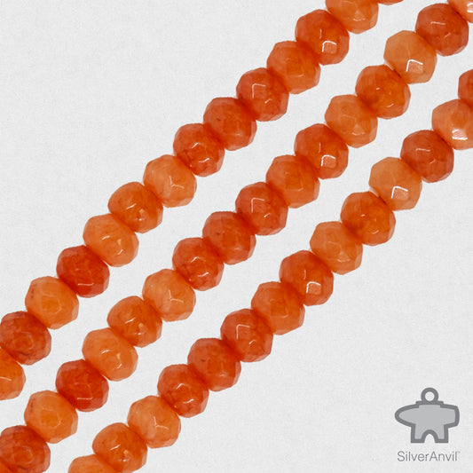 Carnelian Faceted Beads - 4mm