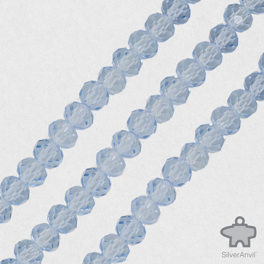Crystal Blue Swarovski Crystal Beads - 4mm