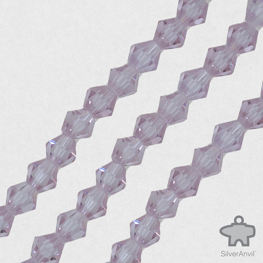 Provence Lavender Swarovski Crystal Beads - 4mm