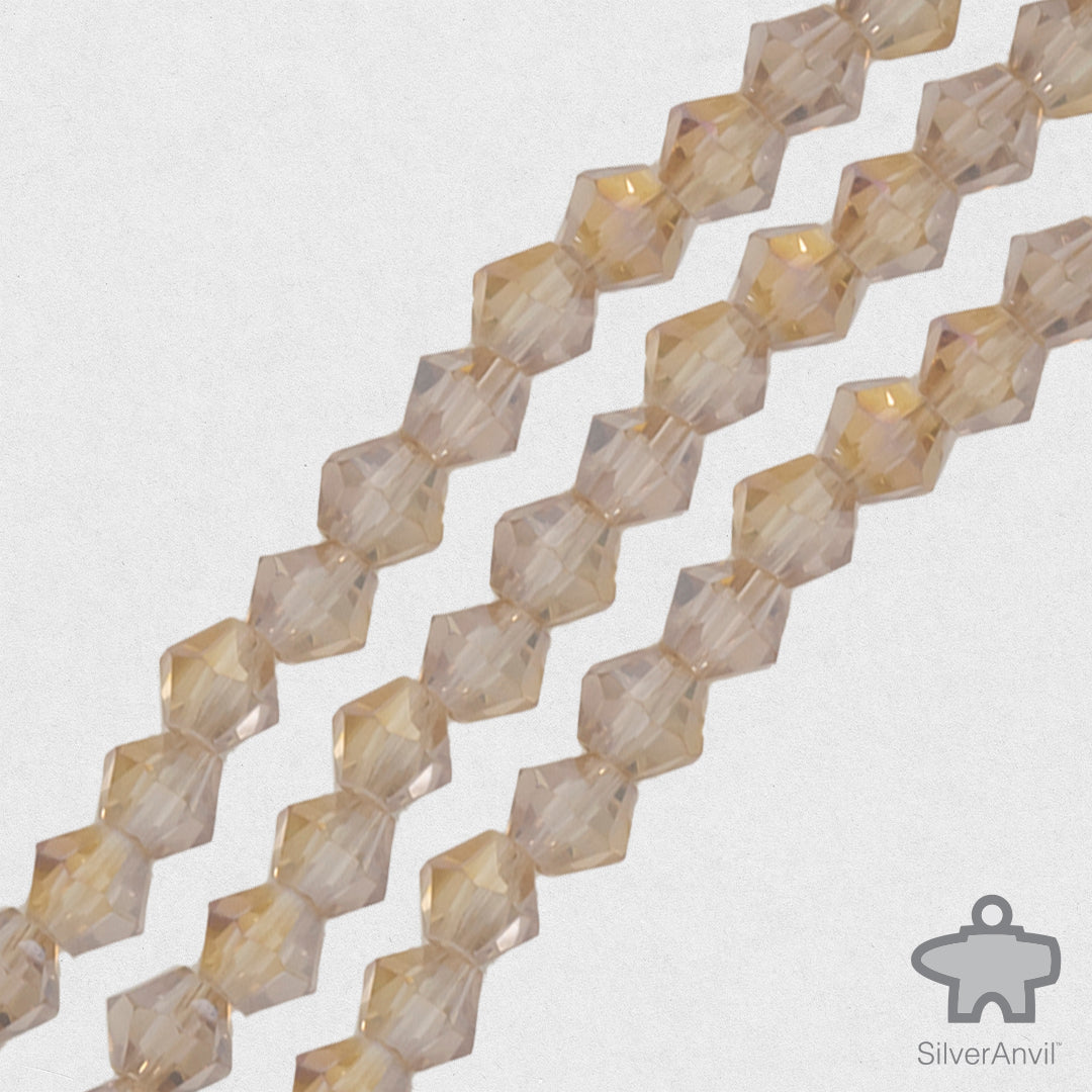 Light Silk Swarovski Crystal Beads- 4mm