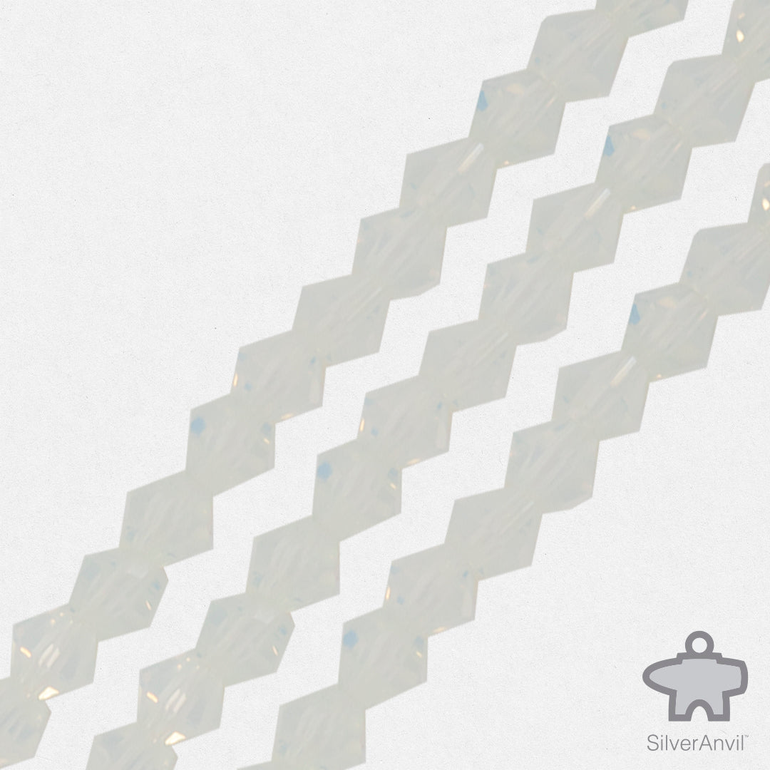 Light Grey Opal Swarovski Crystal Beads - 4mm
