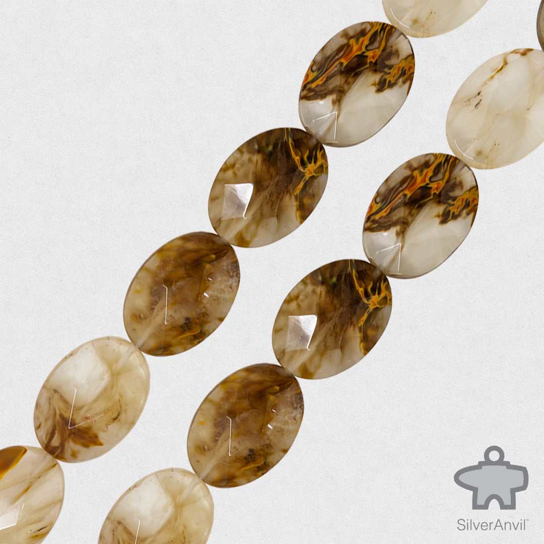 Wispy Agate Beads