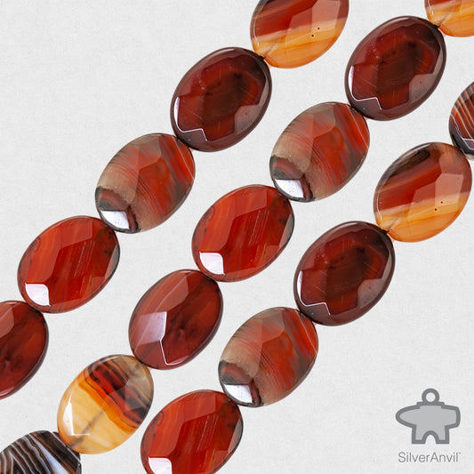 Zebra Carnelian Beads