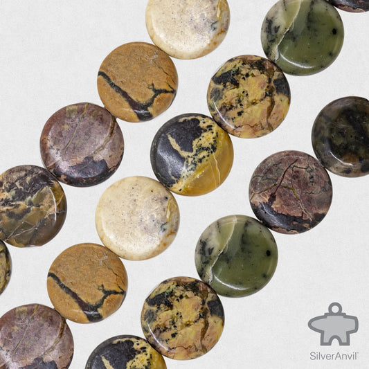 Crocodile Jasper Beads