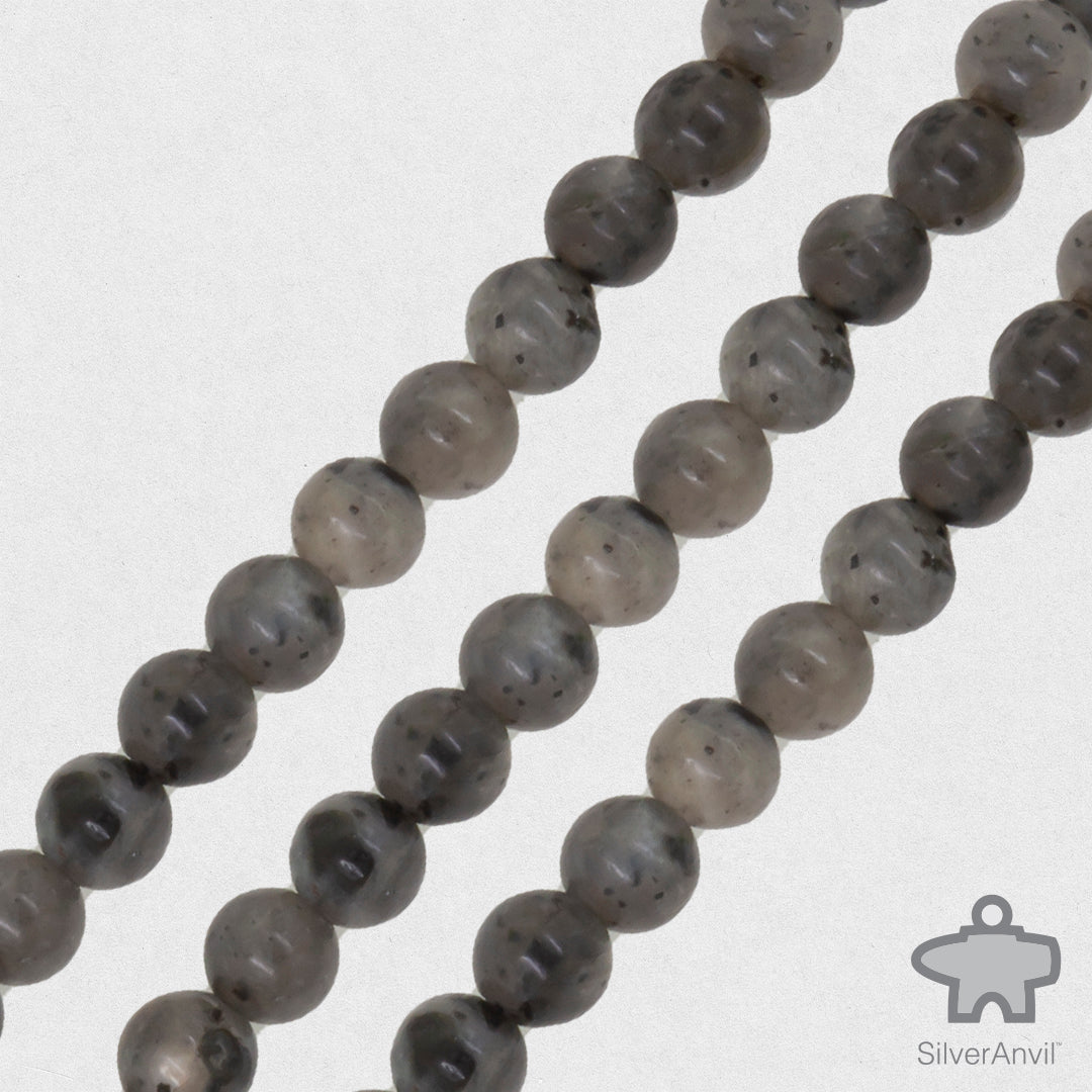 Larvikite Beads - 4mm