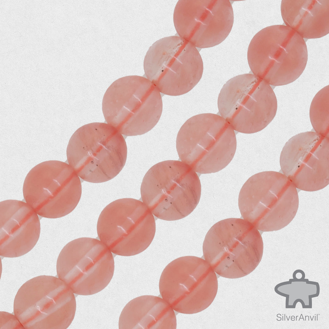 Cherry Quartz Beads - 6mm