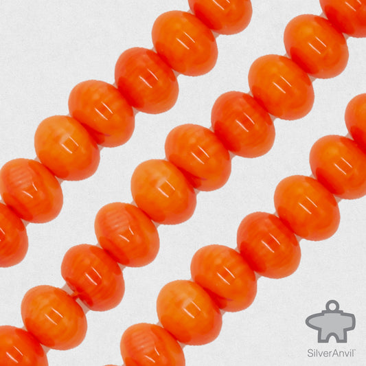 Mandarin Agate Beads - 7mm