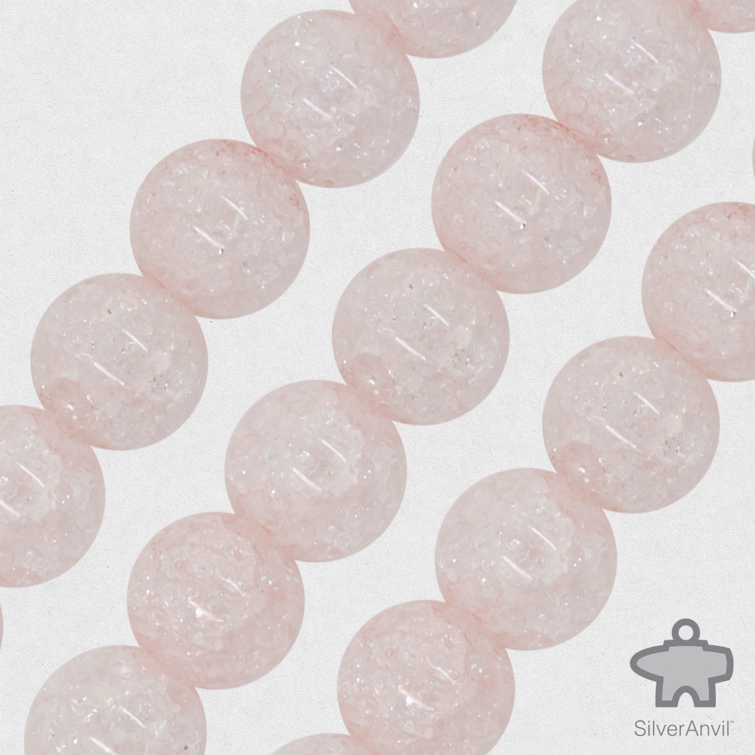 Quench Crackle Quartz Beads - 8mm