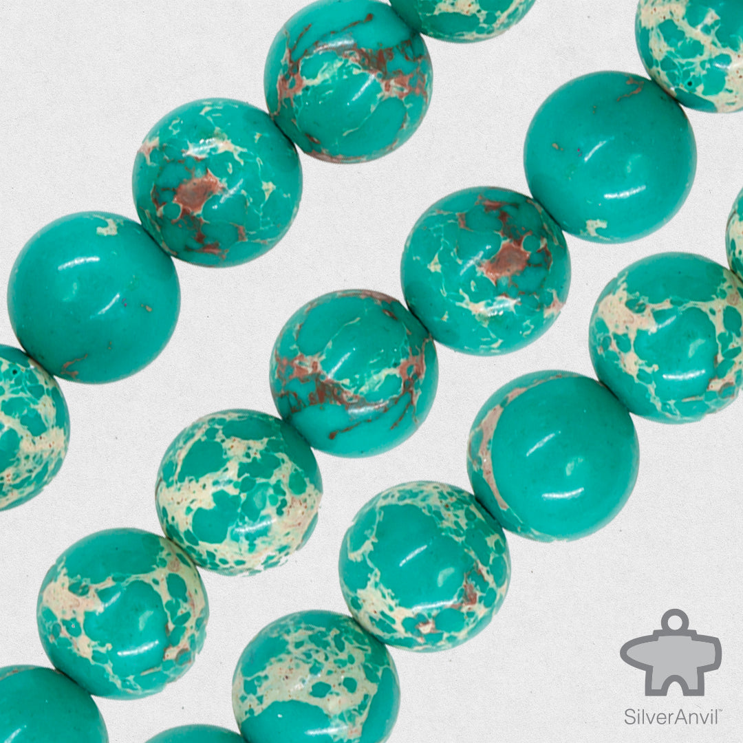 Reconstituted Turquiose Beads - 8mm