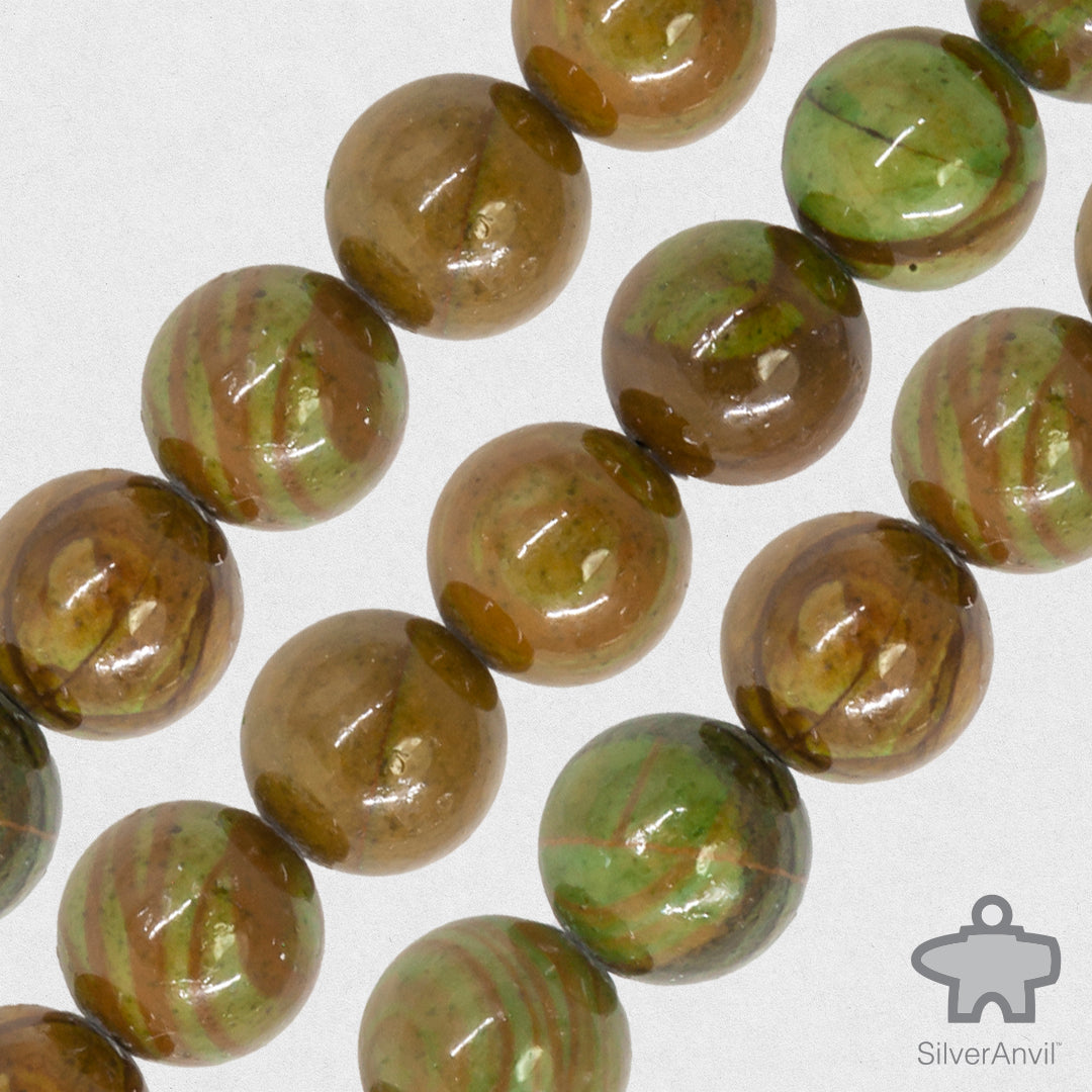 Rangoon Jasper Beads - 8mm