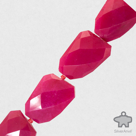 Dyed Jade Beads- Pink